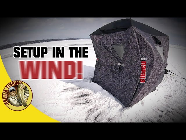 Setting Up Your Ice Shelter In The Wind