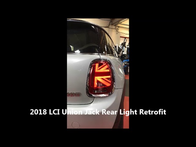 Mini F56 LCI Union Jack Rear Light Retrofit