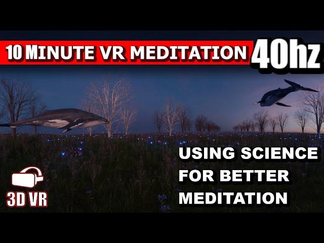 3D 360 Virtual Reality Mediation 40HZ Pure Binaural Beats - Improve Your Life.