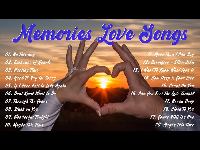 Old Love Song Playlist 💖 Relaxing Love Songs 80's 90's | Love Songs Of All Time Playlist