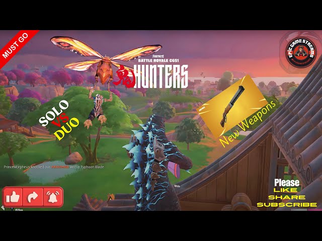 Fortnite Chapter 6 New Update - Solo Vs Duo Survival Battle for Victory Royale with Godzilla | PS5