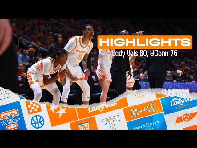 HIGHLIGHTS: Lady Vols 80, UConn 76