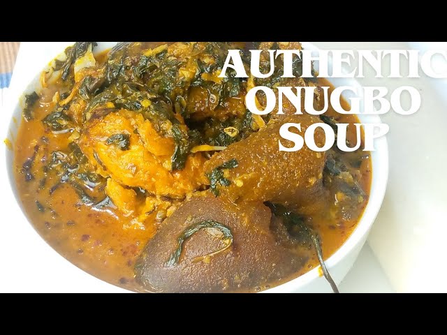 How To Make Authentic Ofe Onugbo ( Bitter Leaf Soup)//East Nigerian Food Recipes // Nigerian Food