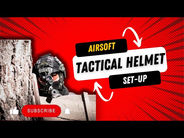 Tactical Airsoft Helmet loadout