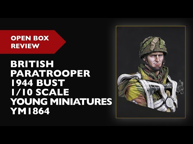 BRITISH PARATROOPER 1944 BUST 1/10 SCALE, YOUNG MINIATURES YM1864