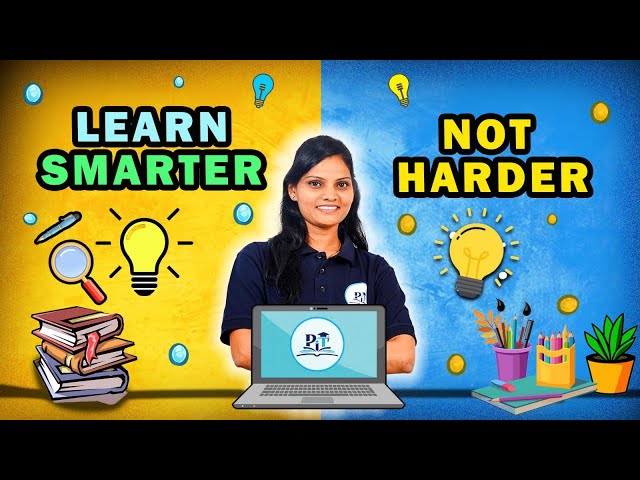 Learn Smarter..Not Harder || PIT CLASSES || #learn #smartstudy #harder #learningvideos