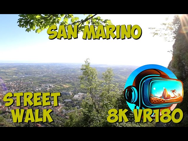 01 San Marino WOW this place is like a dream fairy tale kingdom Love the view 8K 4K VR180 3D Travel