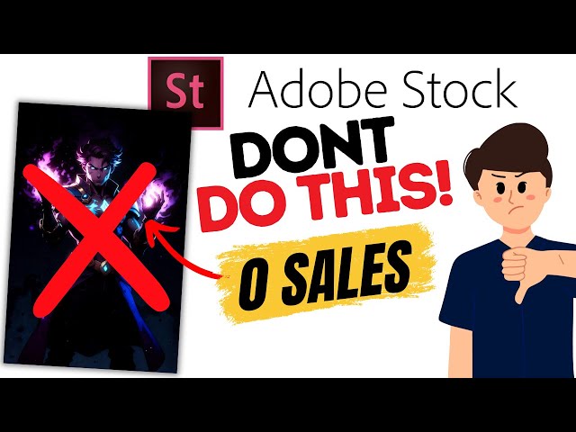 If you want to Be Broke on Adobe Stock Then Do This! (Ai microstock Passive Income)