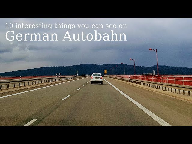 10 Interesting Things You Can See On German Autobahn (with subs)