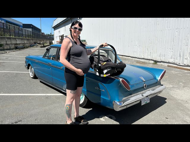 Baby Proofing Shannon’s 61 Comet. Seat Belts and Carpet Install