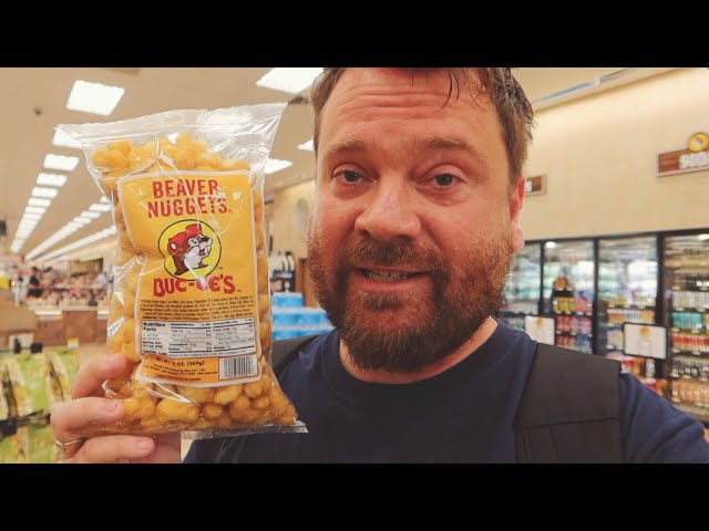 Scottish Guy Tries Texas BUC-EES (World's Biggest Convenience Store!)