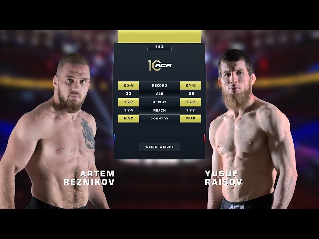 Артем Резников vs. Юсуф Раисов 2 | Artem Reznikov vs. Yusuf Raisov 2 | ACA 183