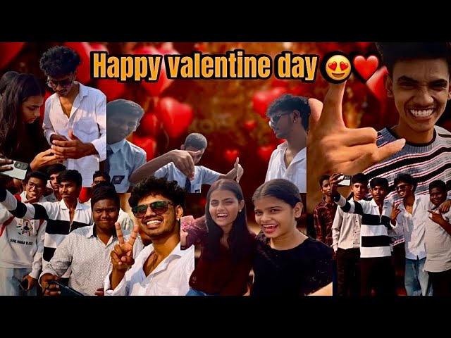 Happy valentine day 😍❤️|| valentine special 😍|| valentine funny vlog 😂 || #valentinesday #valentine