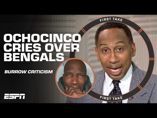 Chad Ochocinco CRIES over the Bengals 😭 Stephen A. & Shannon don't hold back 😆 | First Take