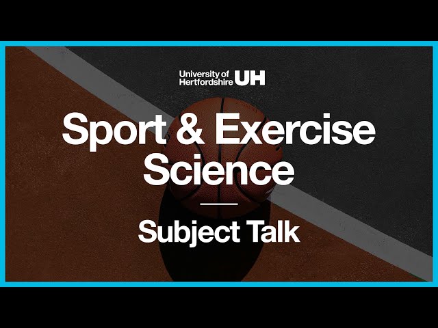 Sport and Exercise Science - Subject Talk