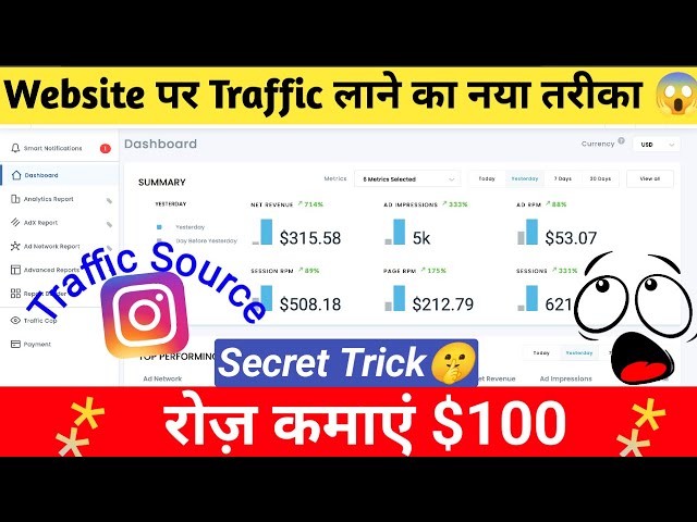 Instagram Se Traffic Kiase Nikale || Free Me Traffic Kaise Nikale, Instagram Traffic Ad Create