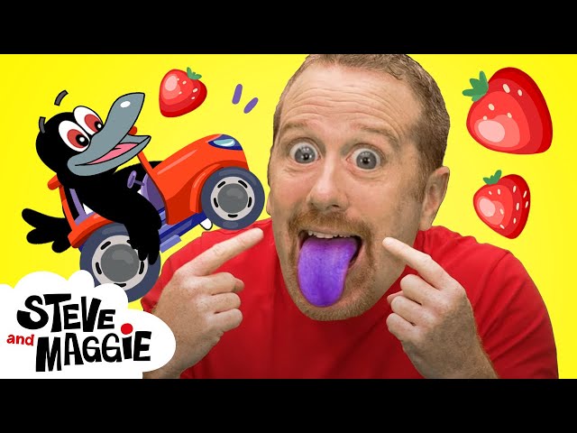 Fruit Johny Johny Magic Story for Kids with Steve and Maggie | Baby Food | Magic Race | Playground