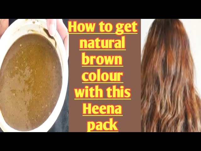 How to get natural brown colour with this Heena menhdi !mix only four ingredients!Rekha Gidwani