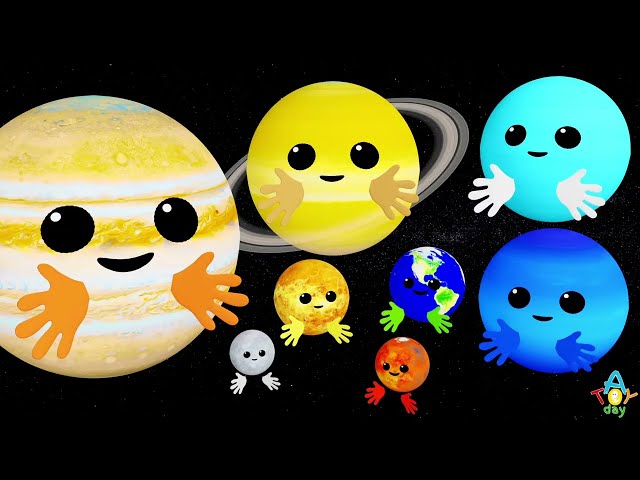 Planets for Babies 🪐🌎🔴 | Planets Mercury Venus Earth Mars Jupiter Saturn Uranus Neptune #atoyday