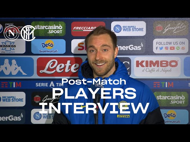 NAPOLI 1-1 INTER | ERIKSEN + BARELLA EXCLUSIVE INTERVIEWS [SUB ENG+ITA] 🎤⚫🔵