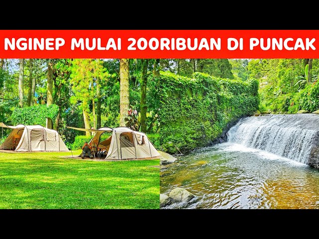 SHOCK BANGET‼️BARU DI PUNCAK ADA AIR TERJUN & KOLAM AIR HANGAT HEHA WATERFALL SUITE & CAMPING GROUND