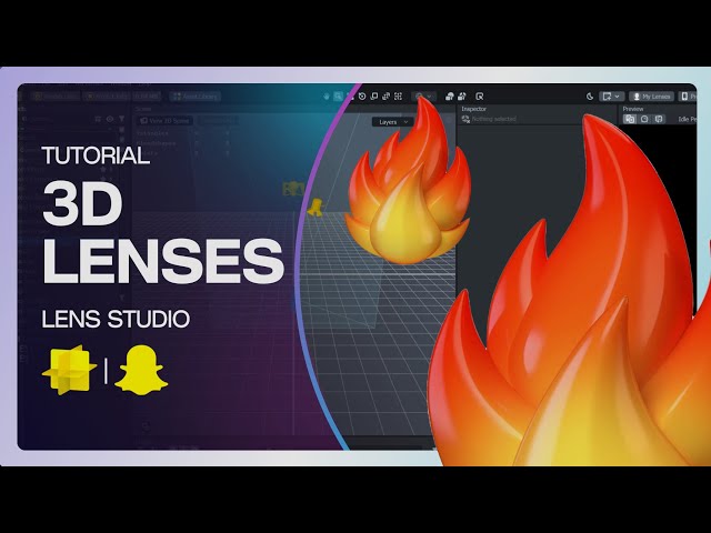 3D Lenses/Filters - Lens Studio Tutorial | Create your own snapchat filter