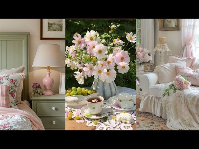 Shabby Chic Spring Cottage: Cozy & Elegant Decor Ideas for a Fresh Look🌸🌷HOME DECOR