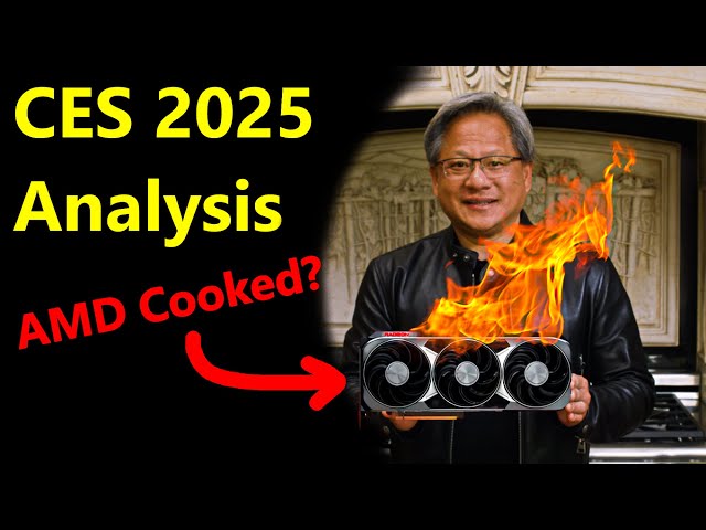 Nvidia RTX 5090 & RX 9070 XT Analysis: Is AMD RDNA 4 Cooked? (CES 2025)