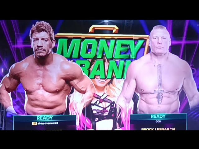 POV - EDDIE GUERRERO VS BROCK LESNAR - MONEY IN THE BANK - PS4 GAMEPLAY - ASMR