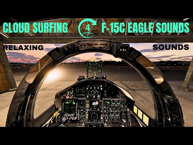 Night Flight Sleepscape | Relaxing F-15C Eagle Sounds , #sleep