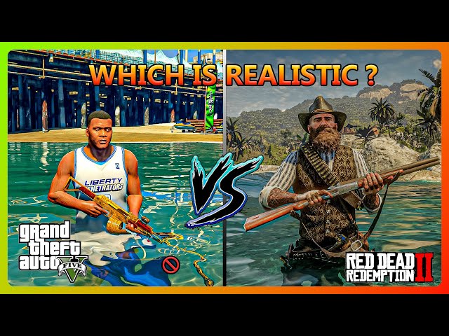 RDR 2 vs GTA 5 (WHICH GAME IS MORE REALISTIC?)