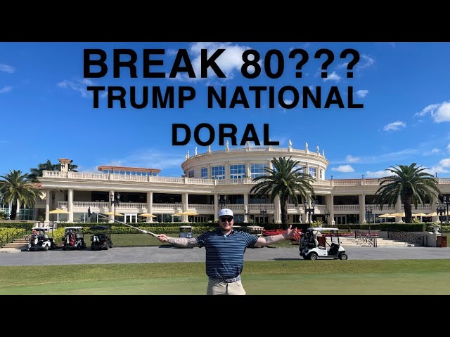 TRUMP NATIONAL DORAL!!! CAN I BREAK 80?!? Silver fox course