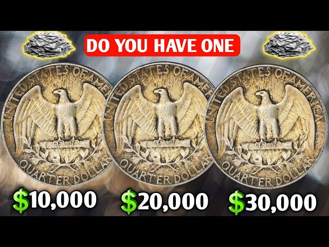 DO YOU HAVE THESE TOP 3 ULTRA RARE & MOST VALUABLE WASHINGTON QUARTER DOLLARS WORTH BIG MONEY!