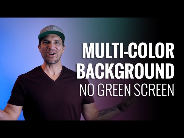 Multi-Colored Background with NO GREEN SCREEN