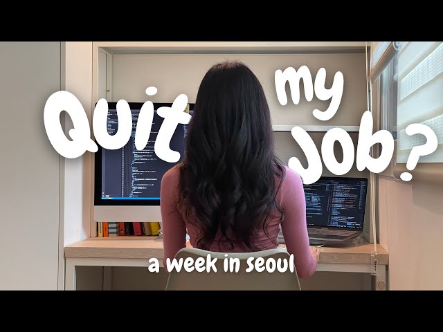 A week in the life of a software engineer in Seoul ⋆｡°𓆉*ੈ ༘⋆