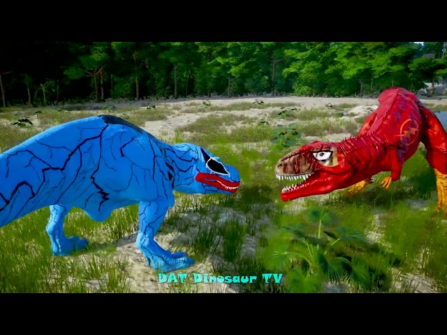 🦖💥 Superhero Dinos Unleashed: Spiderman MEGALODON, Captain America Carcharodontosaurus & More!