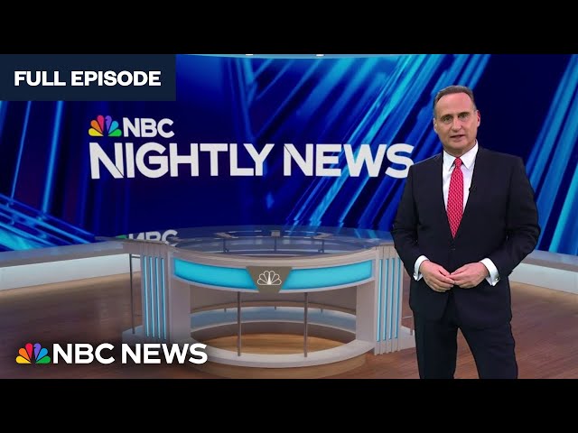 Nightly News Full Episode (January 25th)