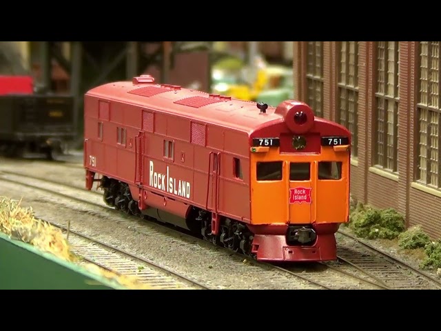 The Rock Island's Flat-Nosed Diesel - EMD AB6 Locomotive in HO Scale