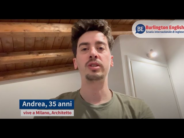 L'opinione dei nostri corsisti - Burlington English per Andrea