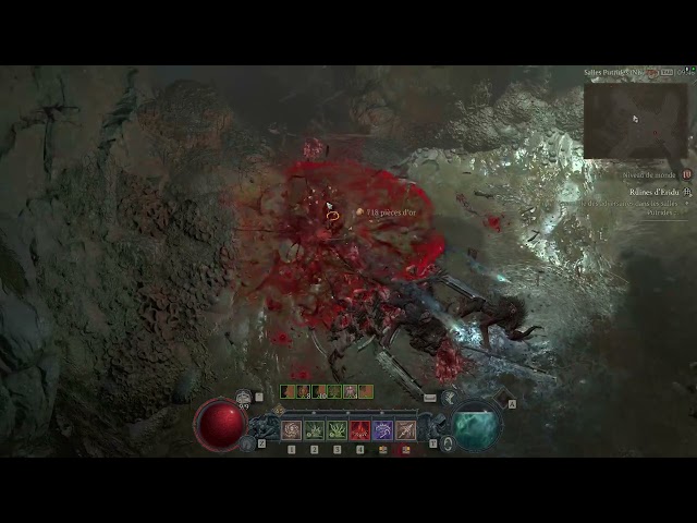 Diablo 4 Necromancer Morbid Explosion - Bone Spirit early Torment difficulty farming