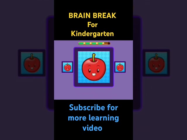 Brain break games for kindergarten | #kidslearning #kidszoneforlearning #childrenslearning #