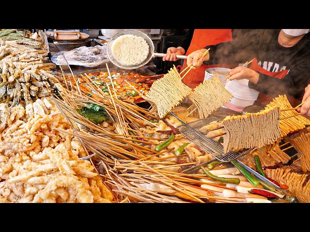 Foods that stimulate your appetite! Traditional Market Street Food - Top 8 / Korean Street Food