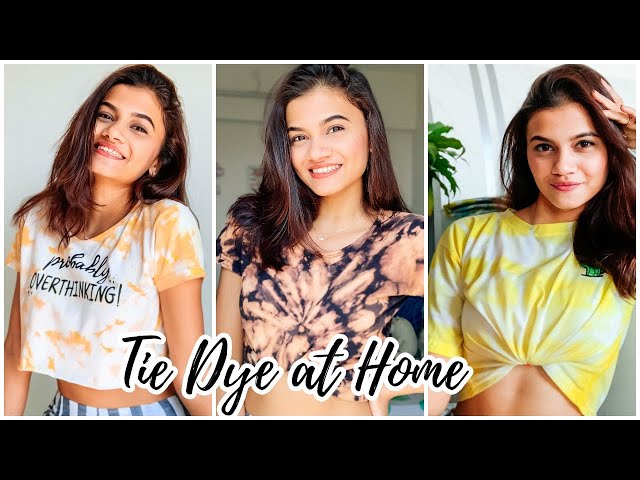 DIY Tie Dye With Me (Quarantine Activity!) | NATURAL Way to Dye Your Clothes at Home