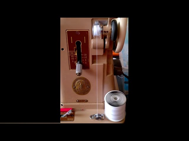 Singer 401 301 how to wind bobbin 401A 301A