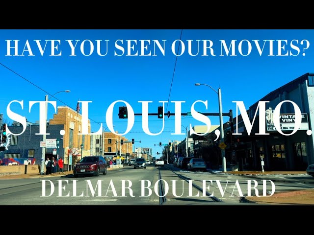 Delmar Boulevard in St. Louis, MO. (4K)