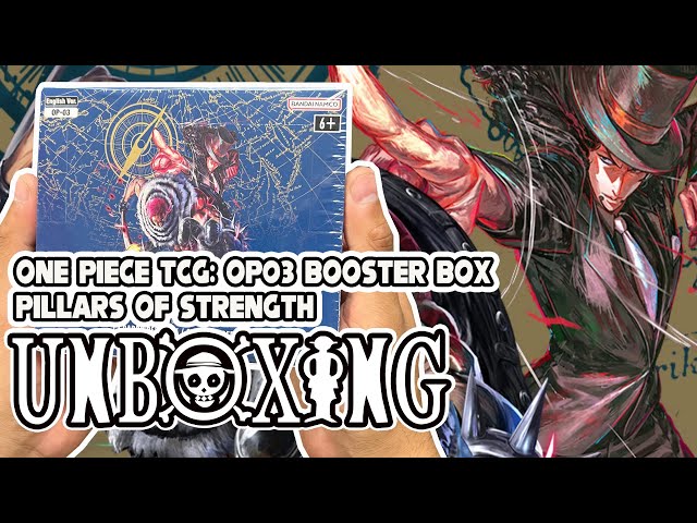 One Piece TCG OP-03 Pillars of Strength Booster Box Unboxing