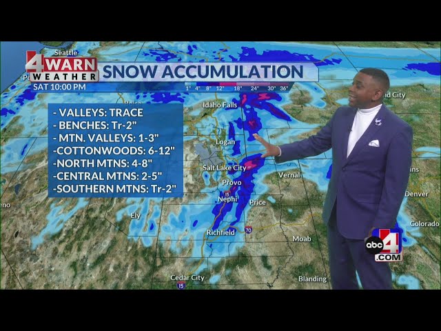 Week closes in Utah with high winds and wet weather