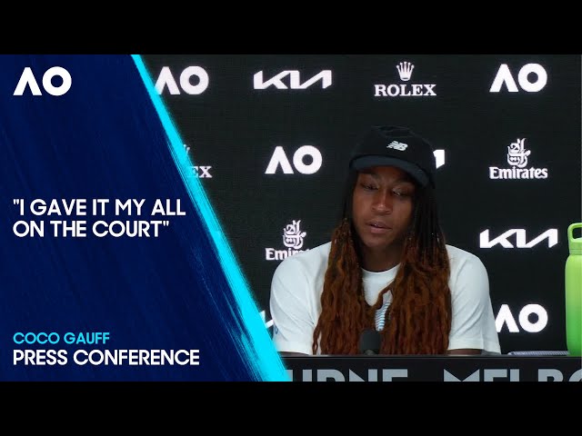 Coco Gauff Press Conference | Australian Open 2025 Quarterfinal