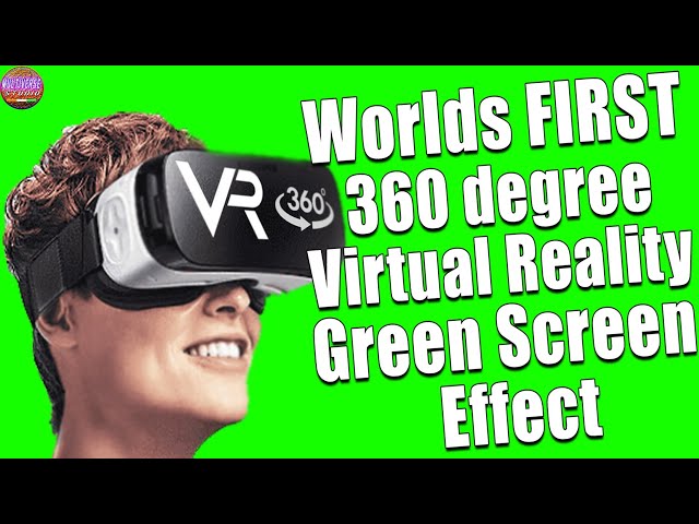 Virtual Reality Green Screen Effect (Worlds First) | #mvstudio