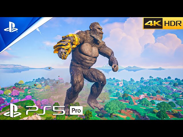 Fortnite (PS5 Pro) 4K 60FPS HDR Gameplay (GODZILLA EVENT)